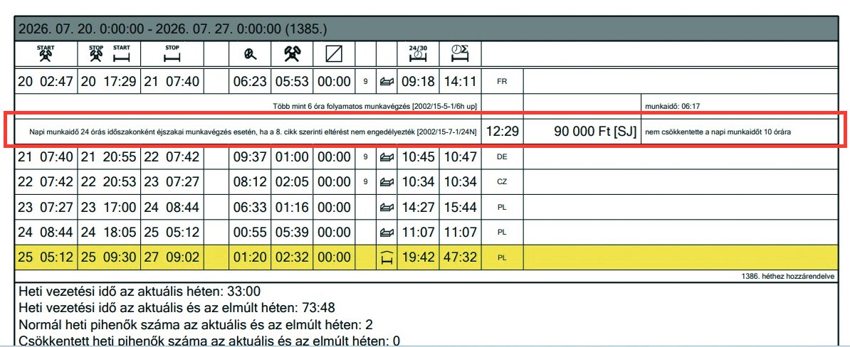AETRControl hiányzó beállítás hibaüzenet