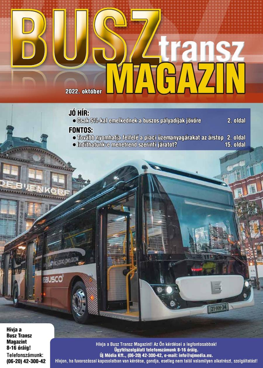 Busz Transz Magazin 2022. október