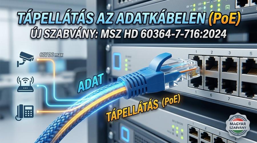 Mit jelent a gyakorlatban az új villamossági szabvány? Internetkábel mint konnektor