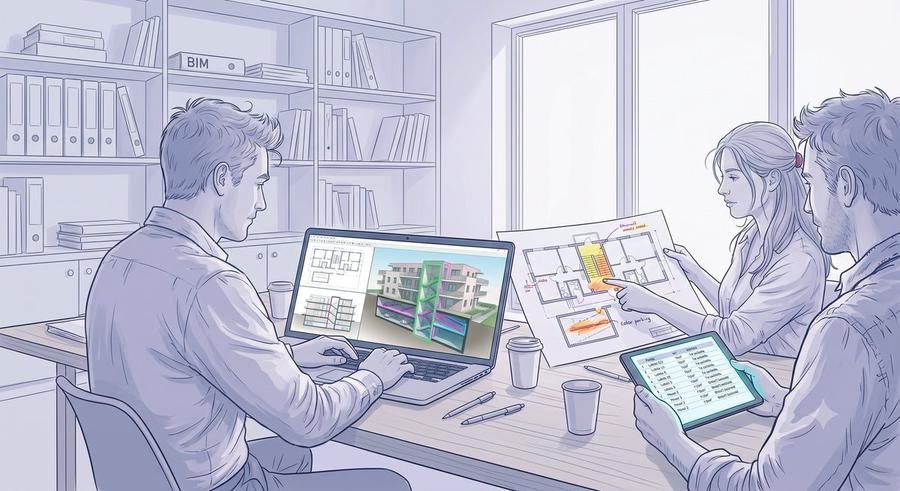 12 lakásos társasház – „light BIM” esettanulmány: BIM: Hogyan vezessük be kicsiben?