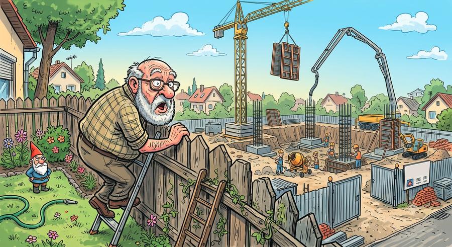 Mit építenek a szomszédba?