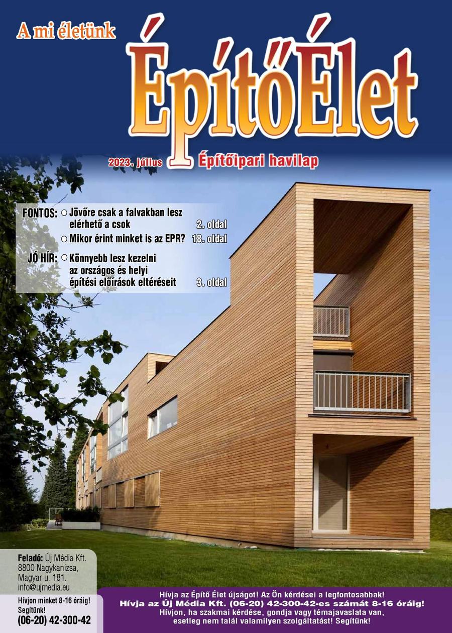 Építő Élet 2023. július