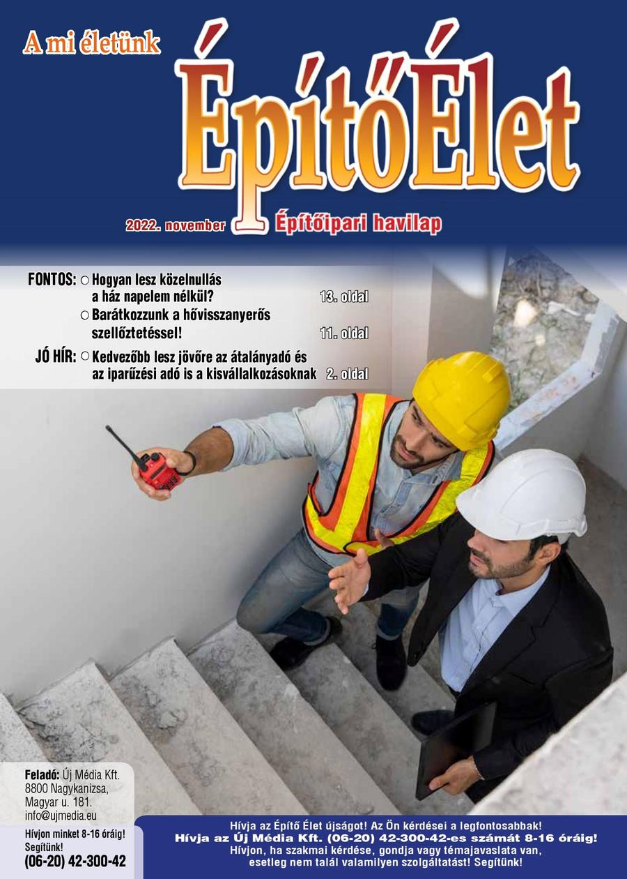 Építő Élet 2022. november