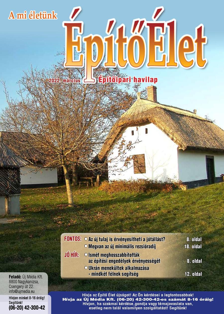 Építő Élet 2022. március