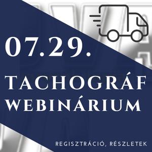 Tachográf webinárium – 07. 29.