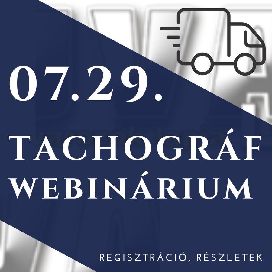 Tachográf webinárium – 07. 29.