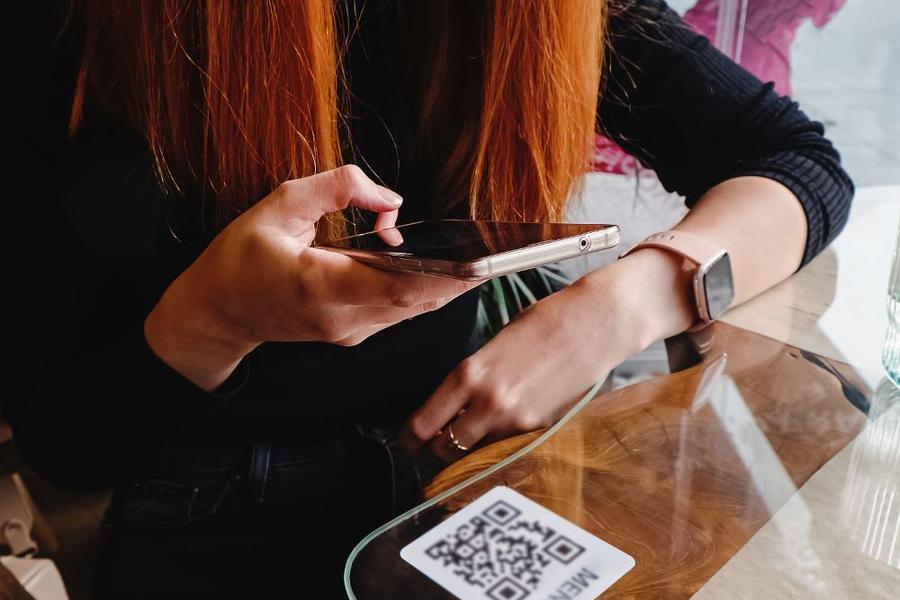QR kódos étlap az étteremben